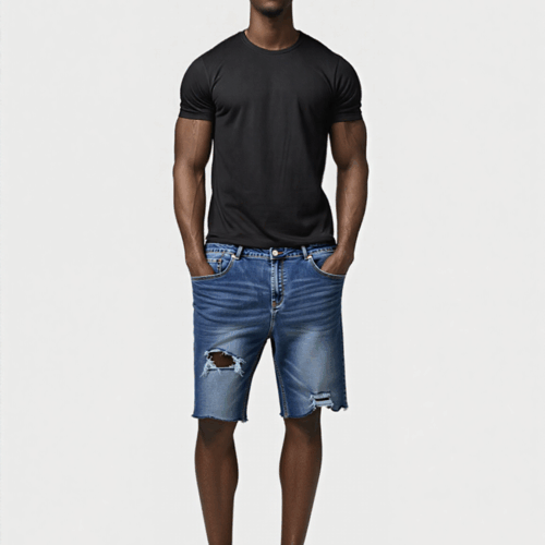 Kajaii distress shorts