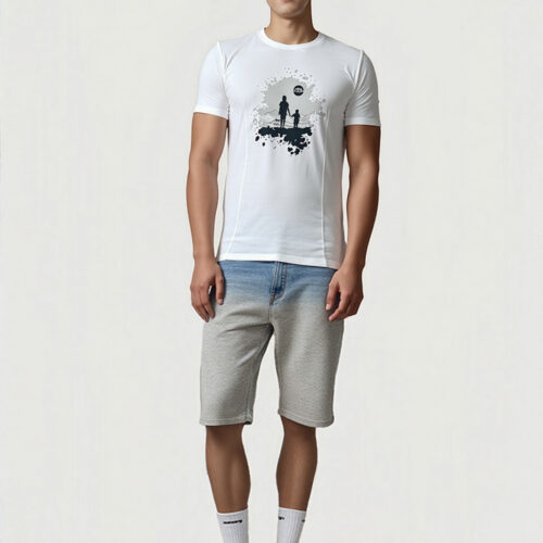 parenting print T-shirt